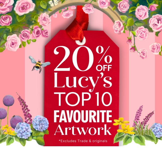 20% off Lucy's top 10 favourite artwork