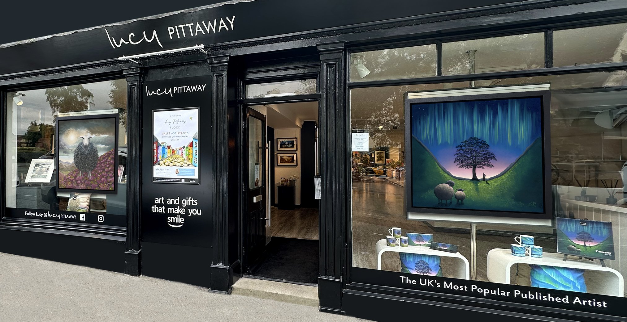 Exterior view of the new gallery in Bowness-on-Windermere